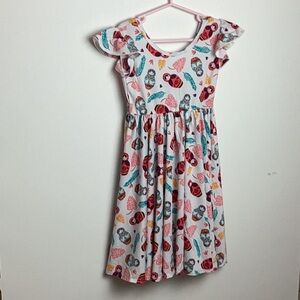 Dot dot smile size 5 colors: white blue pink and yellow